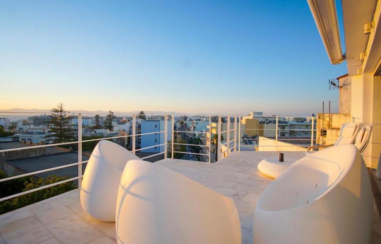Panoramic View - Penthouse Lägenhet Rhodes City Exteriör bild