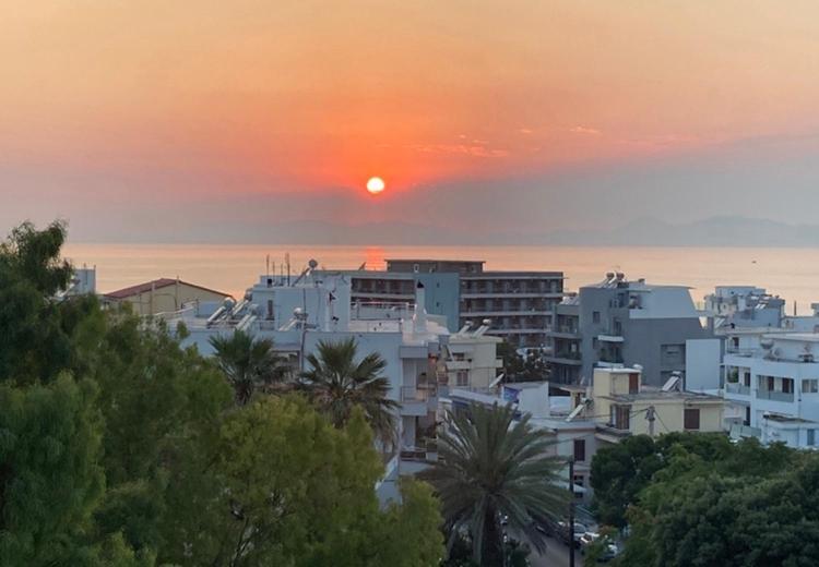 Panoramic View - Penthouse Lägenhet Rhodes City Exteriör bild