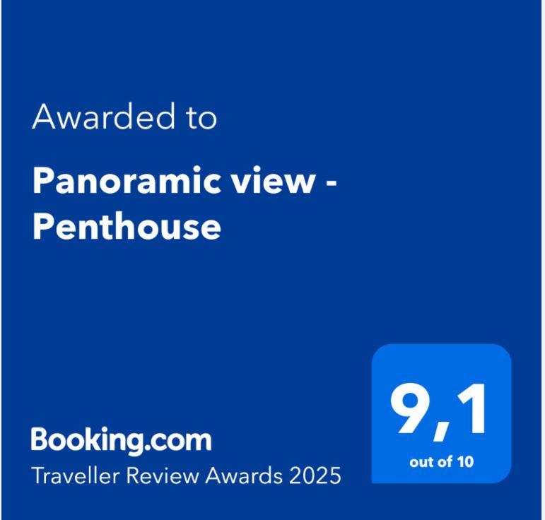 Panoramic View - Penthouse Lägenhet Rhodes City Exteriör bild